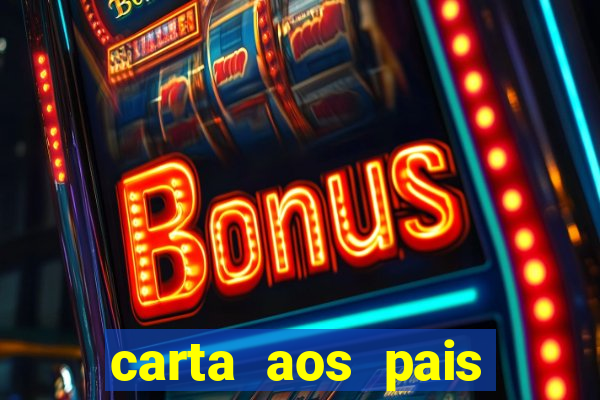 carta aos pais rubem alves