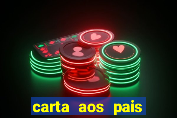 carta aos pais rubem alves