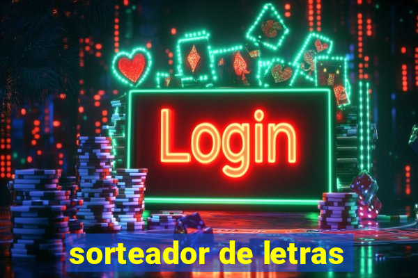 sorteador de letras