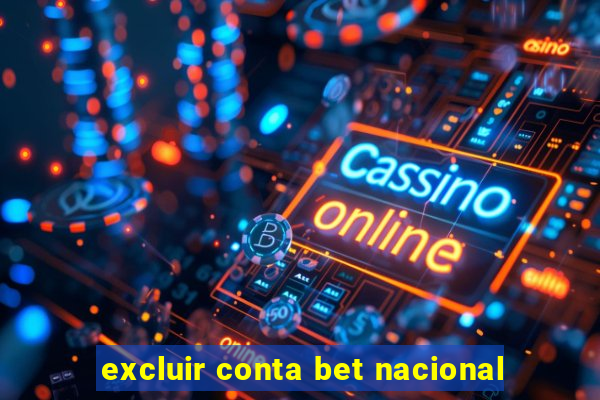 excluir conta bet nacional