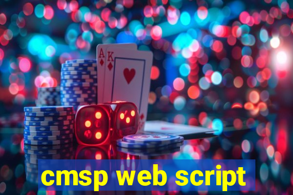 cmsp web script