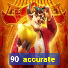 90 accurate football predictions