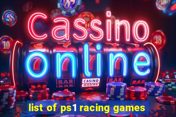 list of ps1 racing games