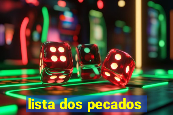 lista dos pecados