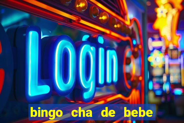 bingo cha de bebe cartelas para imprimir