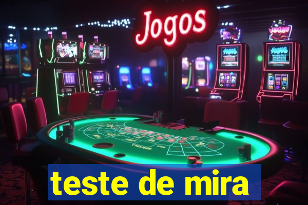 teste de mira
