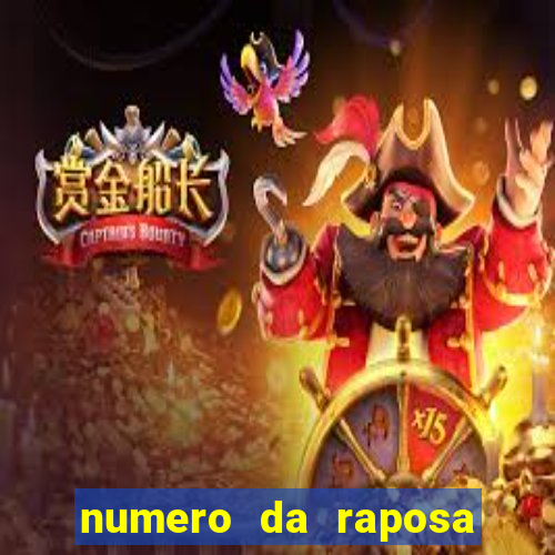 numero da raposa jogo do bicho