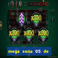 mega sena 05 de julho de 1988