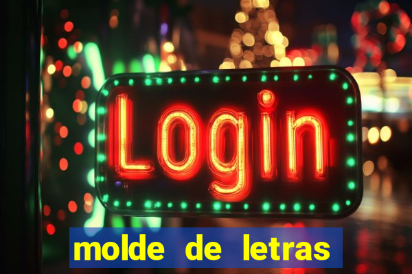 molde de letras feliz natal para imprimir