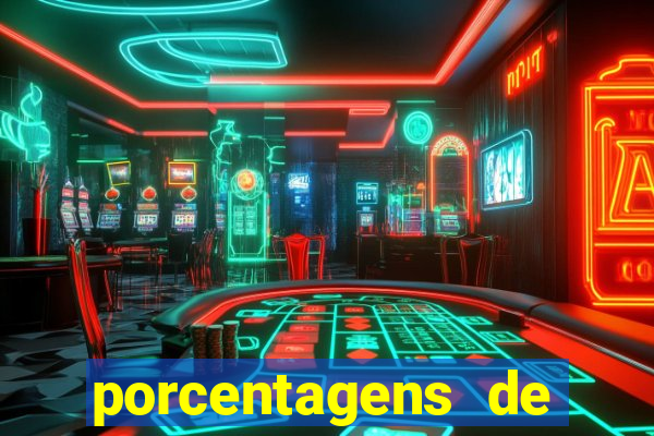 porcentagens de jogos pagantes