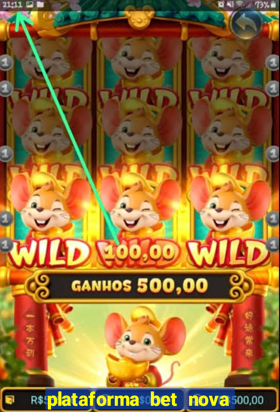 plataforma bet nova pagando no cadastro