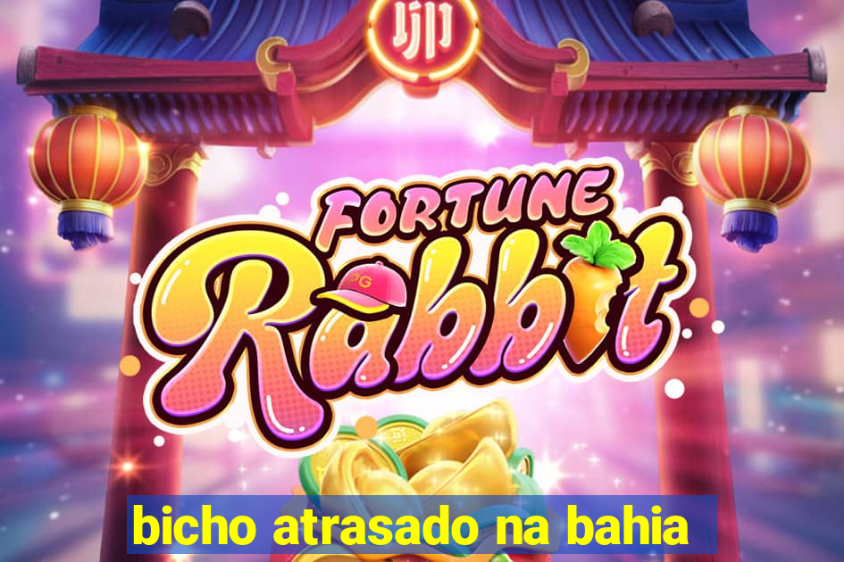 bicho atrasado na bahia