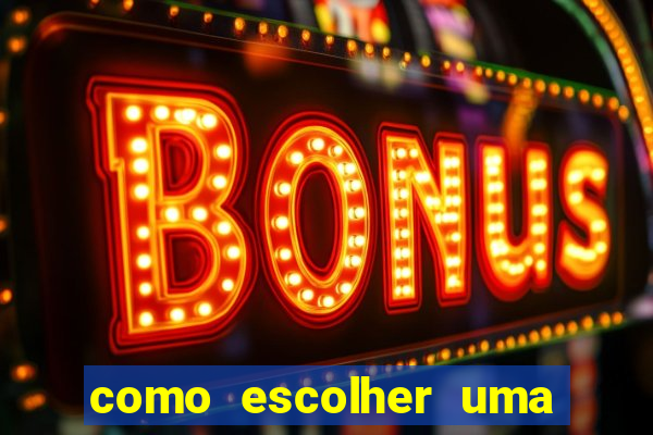 como escolher uma boa cartela de bingo
