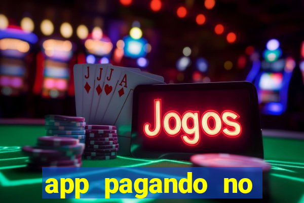 app pagando no cadastro via pix