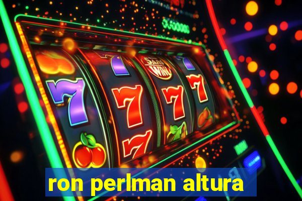 ron perlman altura