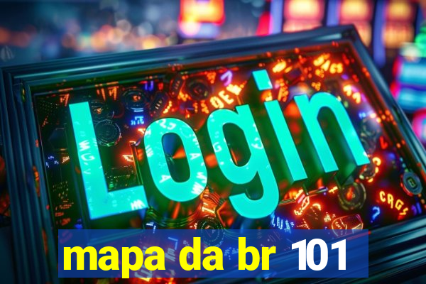 mapa da br 101