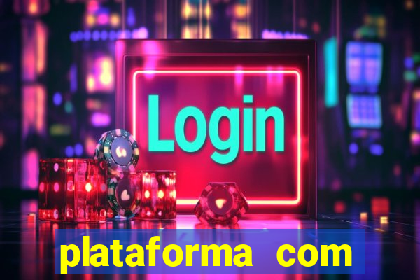plataforma com chuva de dinheiro