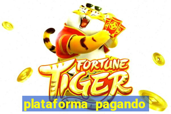 plataforma pagando bonus no cadastro