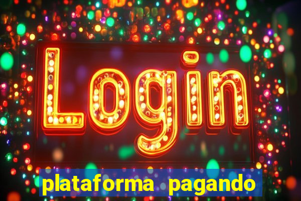 plataforma pagando bonus no cadastro