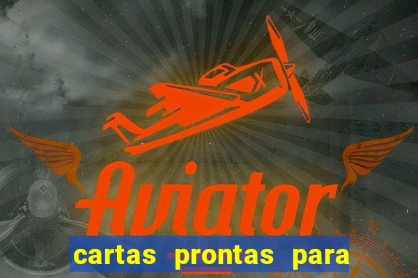 cartas prontas para retiro espiritual