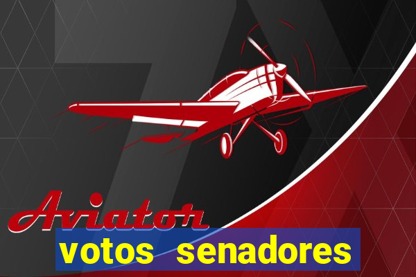 votos senadores impeachment moraes