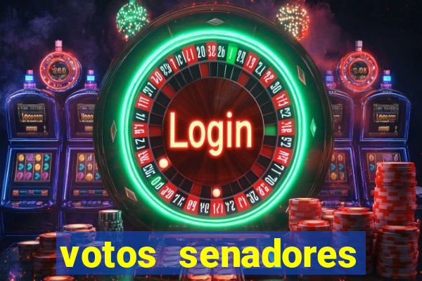 votos senadores impeachment moraes