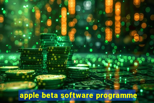 apple beta software programme