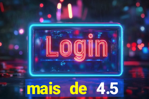 mais de 4.5 escanteios o que significa