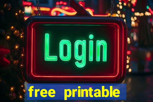 free printable christmas bingo cards