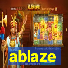 ablaze