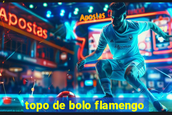 topo de bolo flamengo