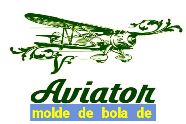 molde de bola de futebol para imprimir