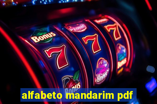 alfabeto mandarim pdf