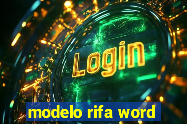 modelo rifa word