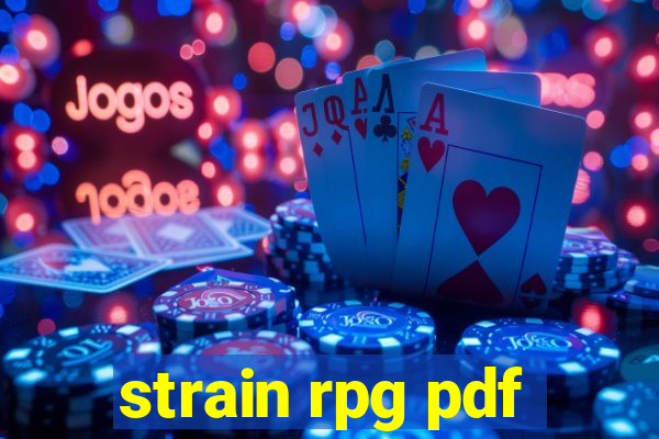 strain rpg pdf