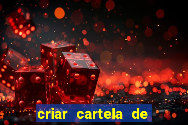 criar cartela de bingo no word