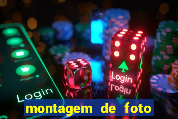 montagem de foto com simbolo do flamengo