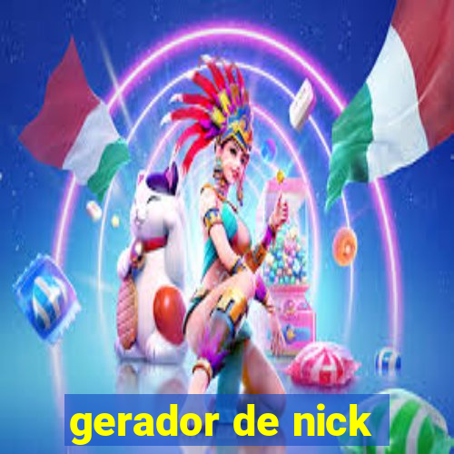 gerador de nick