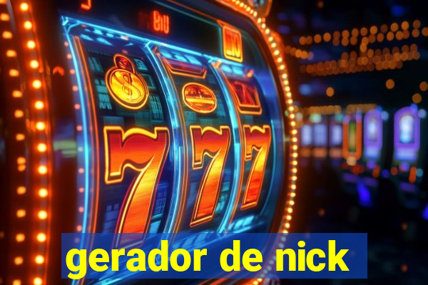 gerador de nick