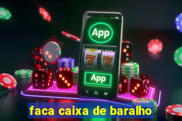 faca caixa de baralho