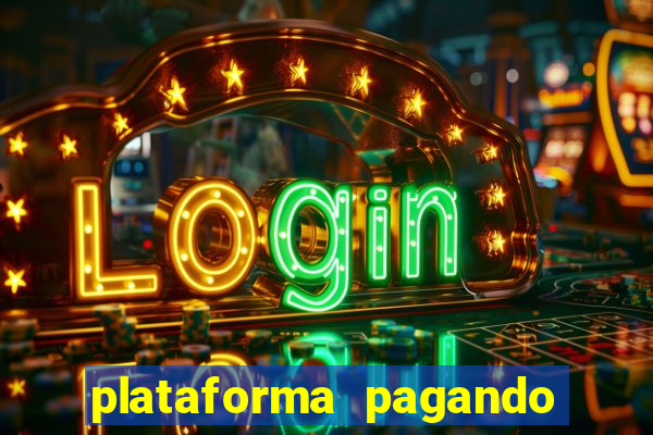 plataforma pagando no cadastro