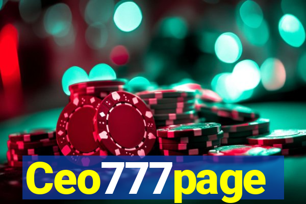 Ceo777page