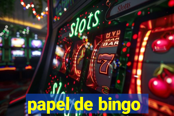 papel de bingo
