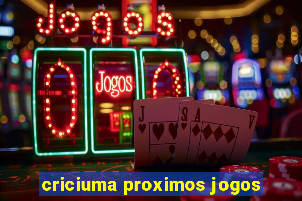 criciuma proximos jogos
