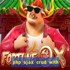 php ajax crud with datatables and bootstrap modals