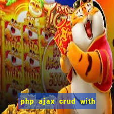php ajax crud with datatables and bootstrap modals