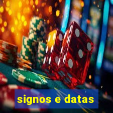 signos e datas