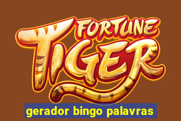 gerador bingo palavras