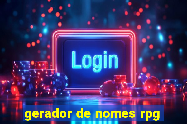 gerador de nomes rpg