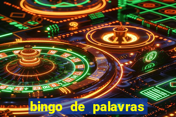 bingo de palavras de natal